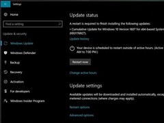 Win10 Mobile/PC一周年更新快速版14393.5:已推送