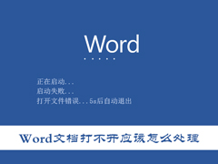 Word文档打不开应该怎么处理?打不开Word的解决方案