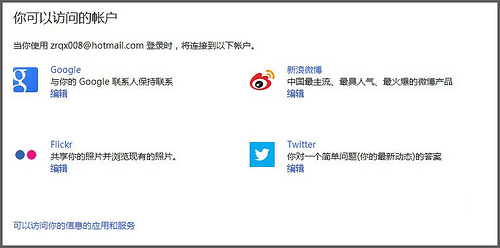 如何把Twitter添加到Win8系统人脉中