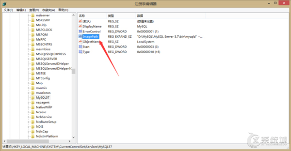 Win8升级Win8.1后MySQL服务无法启动的解决方法