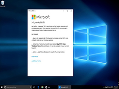 Win10新预览版内置Microsoft WiFi可随时购买上网
