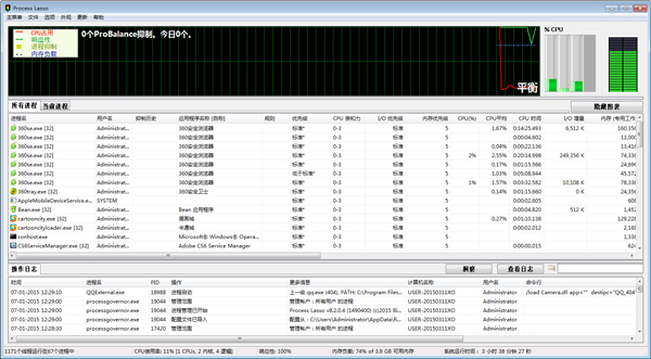 ProcessLasso(cpu优化工具) V8.2.0.4 绿色版(64位)