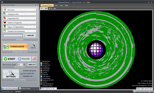 Ultimate Defrag(专业磁盘整理软件) V4.0.98.0