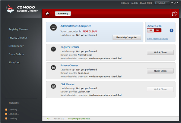 COMODO System Cleaner(系统设置优化) V3.0.167886.37