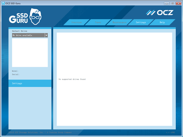 SSD Guru(OCZ固态硬盘管理软件) V1.1.1292
