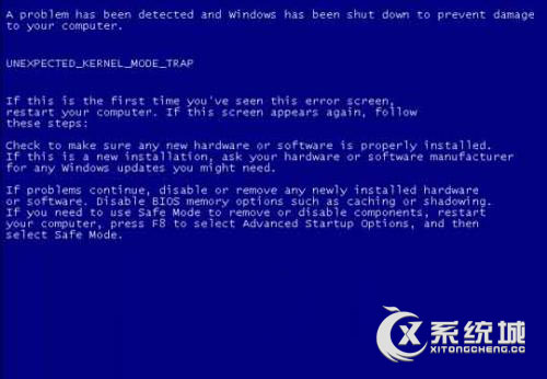 重装XP系统开机提示蓝屏0X000000a5的修复方案