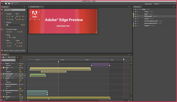 Adobe Edge Animate CC2014 V1.0 破解版