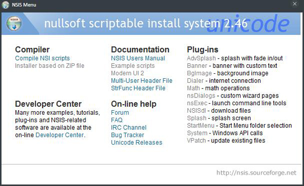 NSIS Menu(脚本安装工具) V2.46