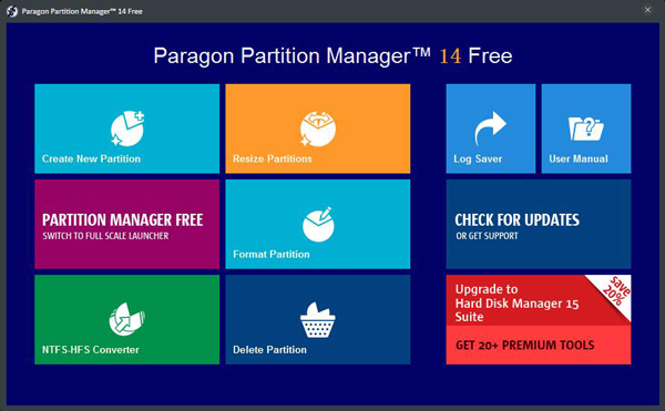 Paragon Partition Manager(硬盘分区魔术师) V14 (64位)