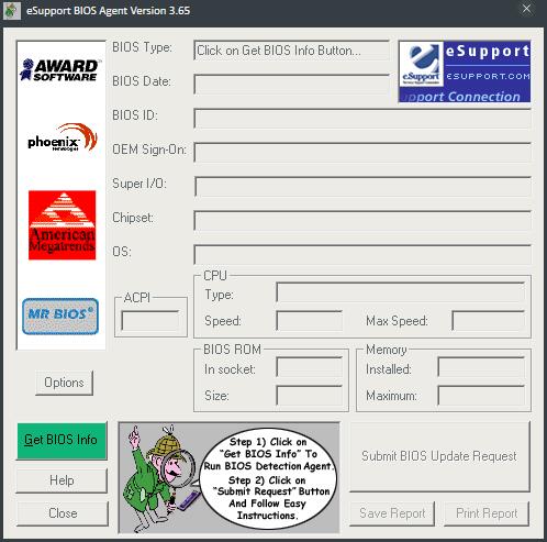 ESupport BIOS Agent(系统信息检测) V3.66 绿色版