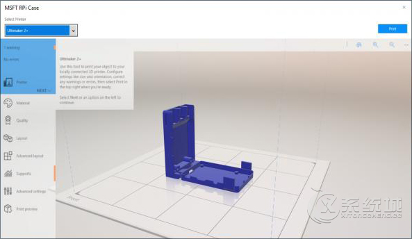 微软为物联网操作系统开发网络3D打印机