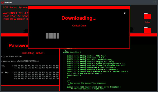 Geektyper(模拟黑客软件) V1.0