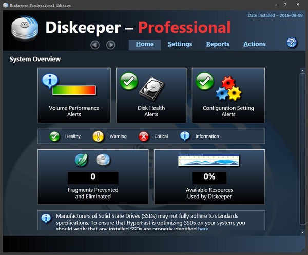 Diskeeper Pro(磁盘碎片整理) V12 16.0.1017.32 破解版