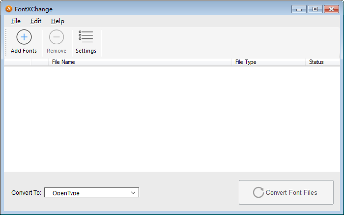 FontXChange(字体格式转换器) V5.1.0.0 绿色英文版