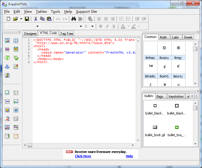 Fresh HTML(网页设计工具) V3.62 英文安装版