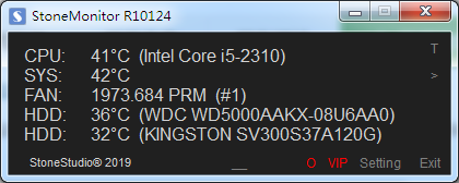 StoneMonitor(Windows云温度监控) V10124 绿色版