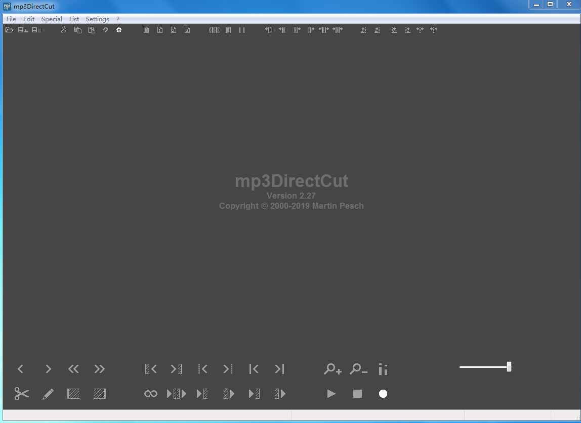 mp3directcut V2.27 绿色英文版