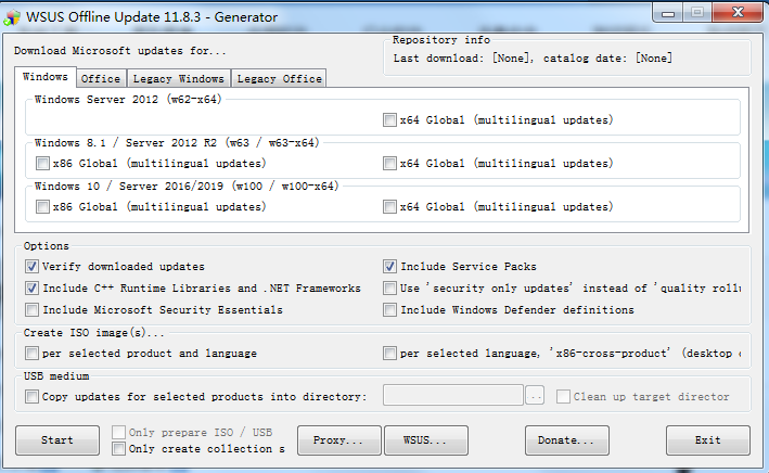 WSUS Offline Update V11.8.3 绿色英文版