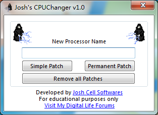 Joshs CPUChanger V1.0 绿色英文版