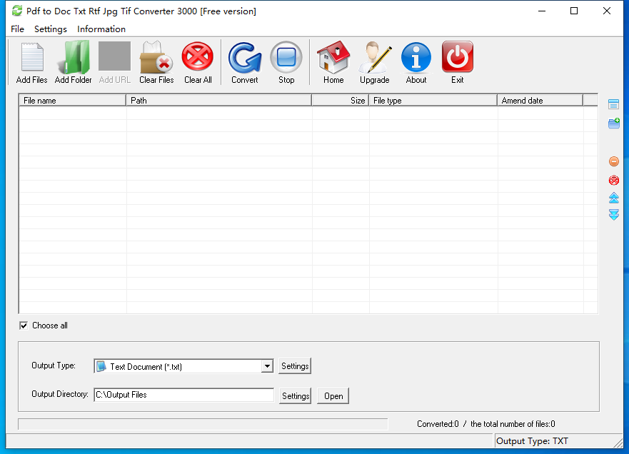 Pdf to Doc Txt Rtf Jpg Tif Converter 3000 V7.7 英文安装版