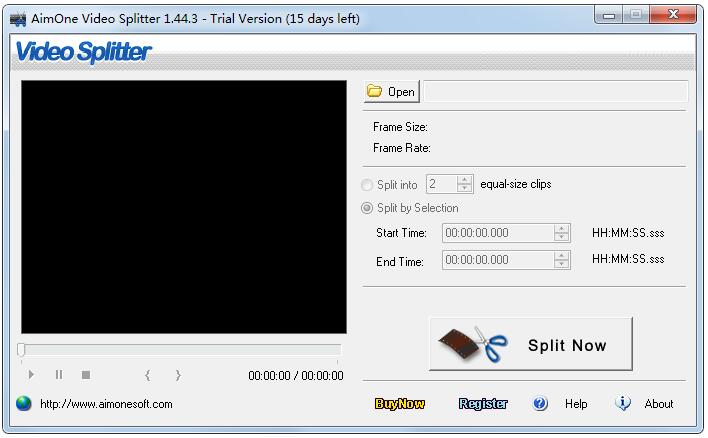 AimOne Video Splitter(视频分割工具) V1.44.3 英文安装版