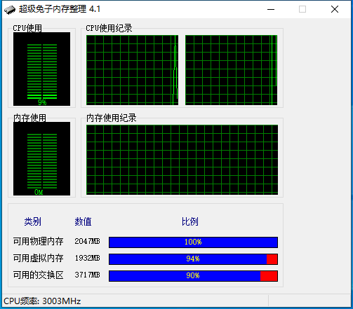 超级兔子内存整理 V4.2.0922 绿色版