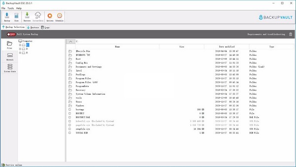 BackupVault ESE（云端备份软件） V20.3.1 英文安装版