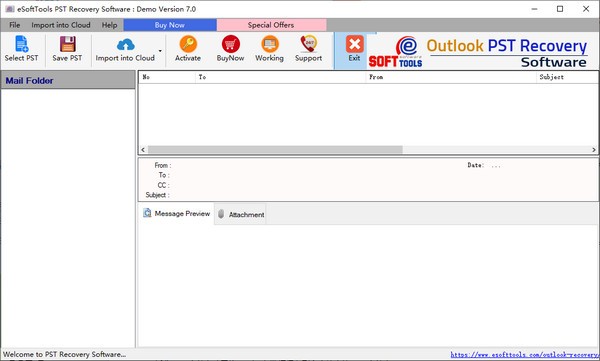 eSoftTools PST Recovery V7.0 英文安装版