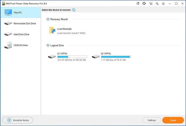 MiniTool Power Data Recovery Pro V10.0 英文安装版