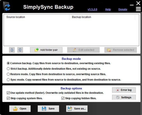 SimplySync Backup V2.1.0.0 绿色版