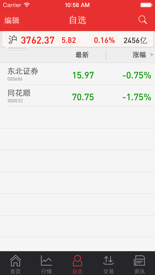 东北证券同花顺iPhone版 V3.0