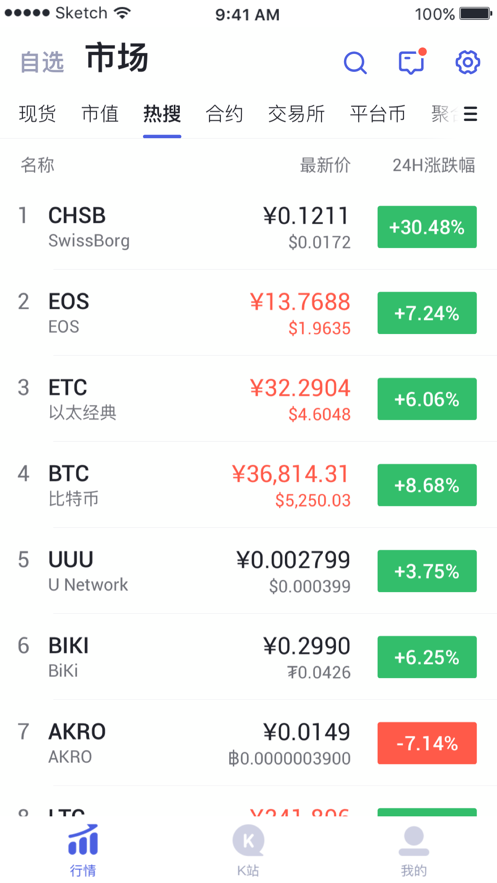 ourbit交易所安卓版 V2.0.9