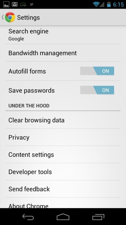 Chrome浏览器安卓版 V1.0.2