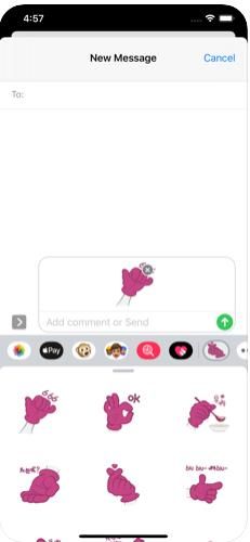萌手指Stickeriphone版 V1.0