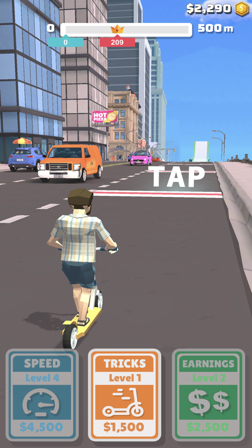 滑板车跳跃3DiPhone版 V1.2